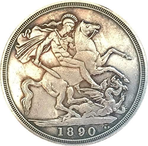Velika Britanija 1890. 1 Kruna - Victoria 2. portret Kopiranje kovanica CopyCollection Pokloni