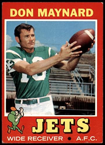 1971. Topps 19 Don Maynard New York Jets Ex Jets UTEP