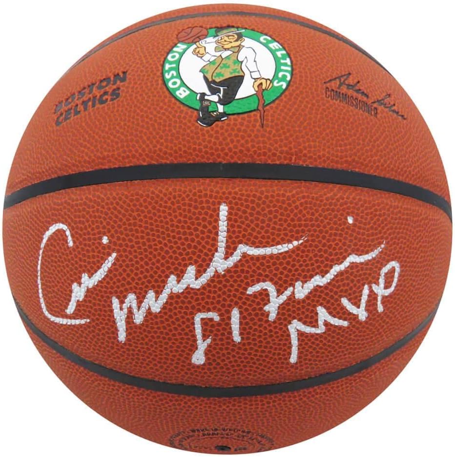 Cedric Maxwell potpisao je Wilson Boston Celtics Logo NBA košarka W/81 Finale MVP - Autografirani košarka