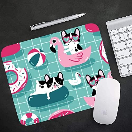Mialtrijski psi s bazenom plovci ružičastim jastučićima za igranje krafni, slatka uredska baza protiv klizanja gumena baza