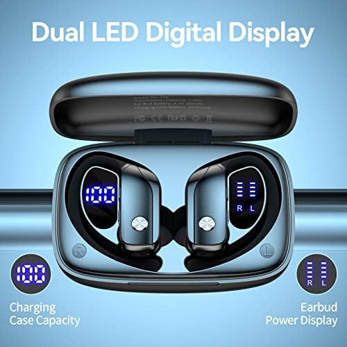 FK Trgovanje bežičnim ušima za nokia g50 Bluetooth slušalice 48 sati igraju se sportske slušalice s LED zaslonom prekomjernog
