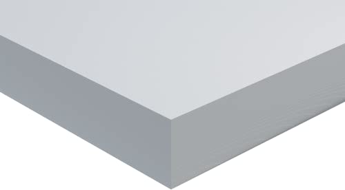 Proširena PVC pjenasta ploča, bijela, 1/8 debela, 12 W x 30 l
