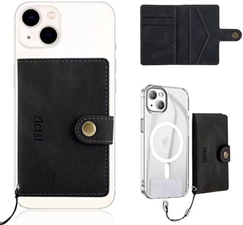 ZICISI za iskaznice Apple Magnetic Novčanik s RFID-blokiranjem i stalak za iPhone Magsafe Wallet [2 držača za novac + 4 držača