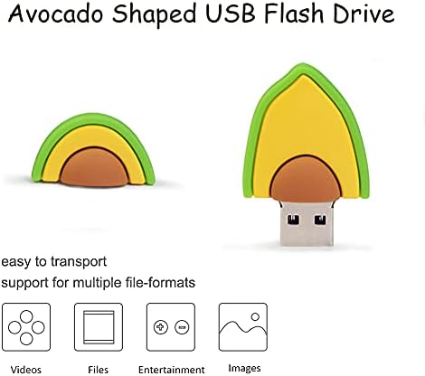 Leizhan Slatki USB flash pogon Avocado pogon 16GB PENDRIVE FORTSICI SLIKA SLIKA SKLADA PODACI PODACI PODACI SOMER Stick Stick