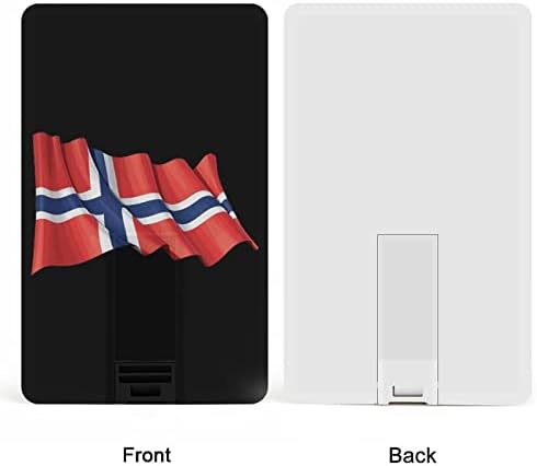 Norveška zastava kreditna banka kartica USB flash pokreće prijenosni memorijski štap za pohranu tipki 32g