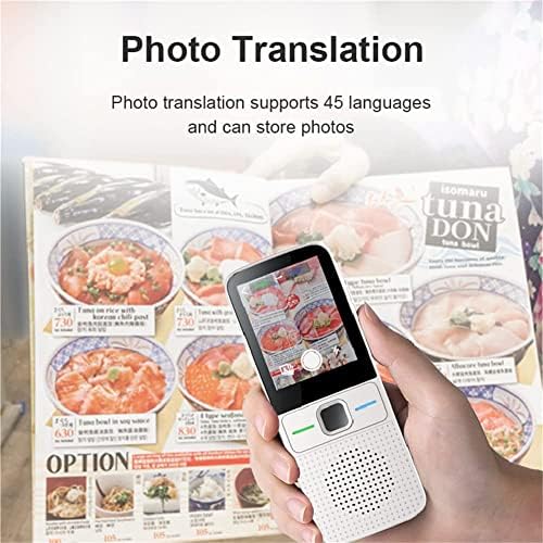 Uređaj za glasovno prevođenje jezika Prijenosni pametni prevoditelj dvosmjerni online 138 jezika u stvarnom vremenu, snimanje