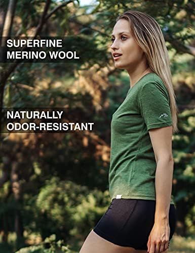 MERINO.Tech Merino Wool Majica Women - merino vuneni osnovni sloj žena kratki rukavi majice