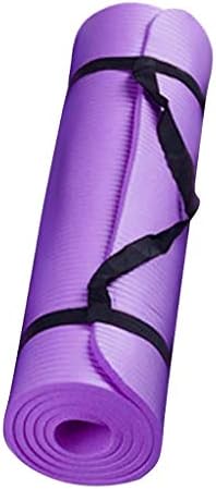 Joga prostirka za žene i muškarce, 23,6-inčna višenamjenska prostirka za kućnu vježbu izrađena od super debele gume visoke