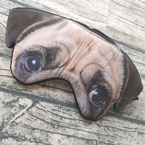 3D Slatka životinja Smiješno spavanje maska ​​za oči za djecu muškarce muškaraca, meka plišani pas sljepci za spavanje maske