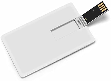 Crno -bijela krava koža USB flash pogon kreditna kartica dizajn USB flash pogon Personalizirani memorijski stick tipka 32G