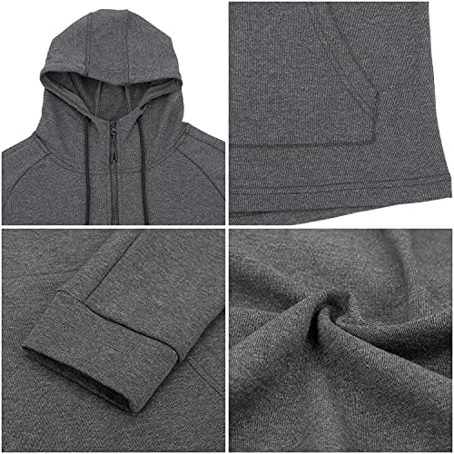 Muški muški 1/4 zip modni pulover hoodie atletski trening fit Cotton hooed duksevi ležerni dugi rukav s džepom