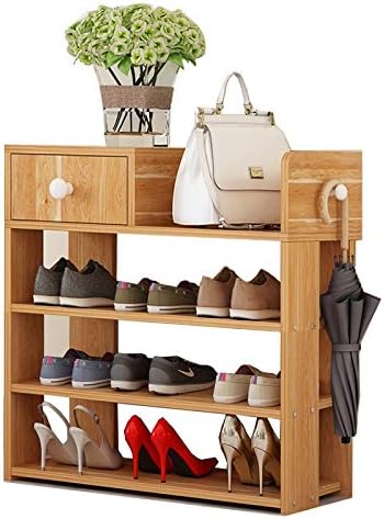 TJLSS višeslojni jednostavni moderni polici za cipele kući jednostavni ormar za cipele za prašinu, drveni stalak za cipele