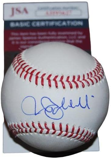 Rocco Baldelli potpisao OML bejzbol JSA Autentificirano AH95627 - Autografirani bejzbol