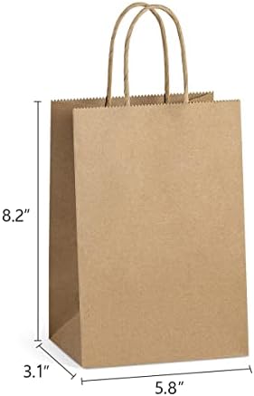 Fergrelm 12pcs Uskrs Kraft poklon torbe s ručkama 12 lista DIY naljepnice Uskrsna dobra poslastica za bombone za uskrsnu