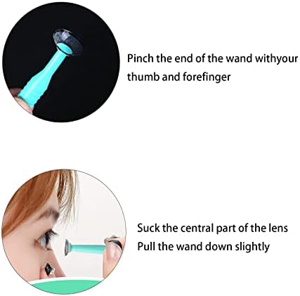 12 pakiranje tvrdog kontaktnog leće Kontaktirajte klip umetanje RGP klip/umetanje za tvrde leće za uklanjanje kontaktnih