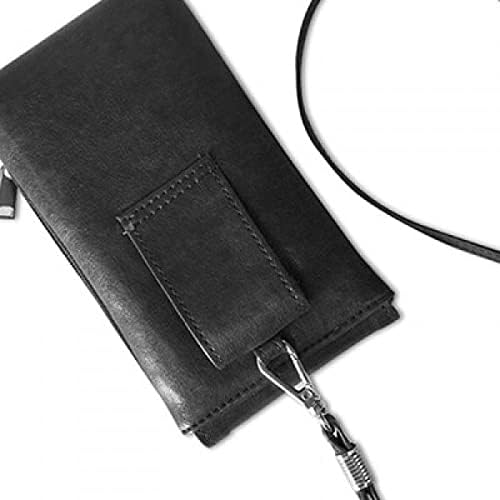 Pseće životinje snijeg husky fotografiranja telefona torbica za novčanik viseće mobilne vrećice crni džep