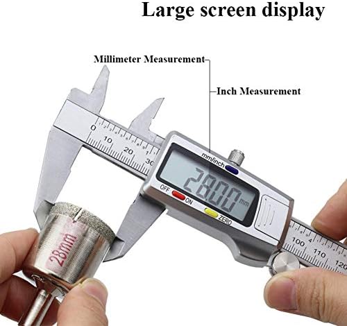 Nfelipio digitalni kalibar od nehrđajućeg čelika 0-150 mm/inčni visoki precizni lcd vernier kaliper Mjerač mikrometra mjerni