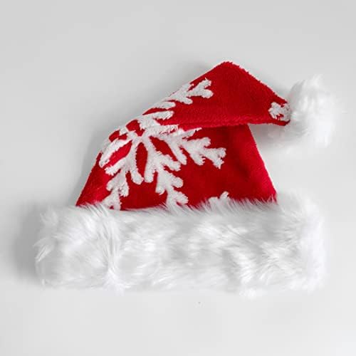 2 pakiranja crvenog božićnog drvca božićni šešir Djeda Božićnjaka za odrasle obiteljski Božićni festival ukrasi za zabave