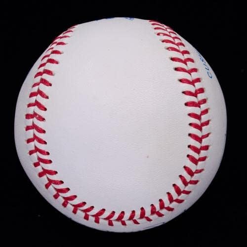 Bezgrješnog Mickey Mantle potpisao je autogramirani oal bejzbol jsa loa ocjena 8 - Autografirani bejzbol