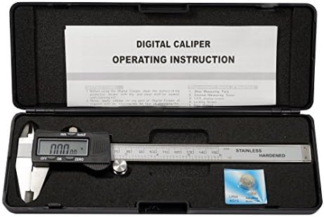 3-in-1 LCD digitalni vernier kaliper 1-6 inča, 0-150 mm s inch/metrikom/frakcijom pretvorba
