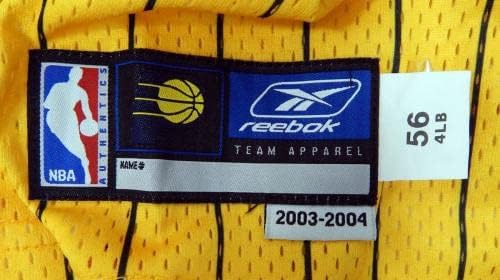 2003-04 Indiana Pacers prazna igra izdana zlatni dres 56 DP31871 - NBA igra korištena