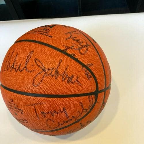 1987-88 Los Angeles Lakers NBA prvaci potpisali su NBA igre košarka PSA DNK - Autografirane košarke