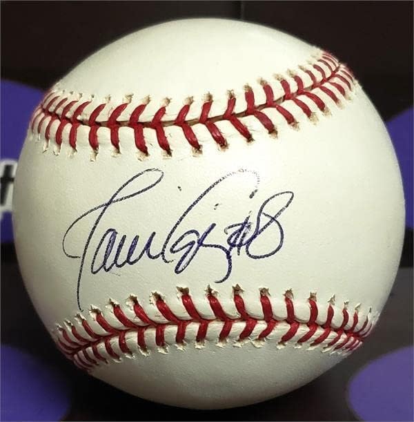 Javy Lopez Autografirani bejzbol - Autografirani bejzbols