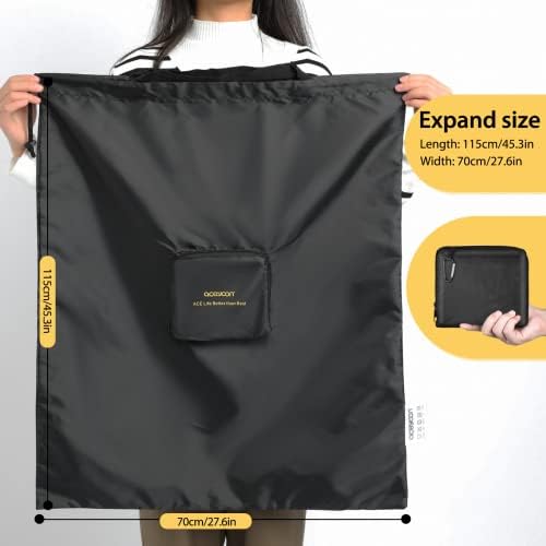 Aceyoon 2pcs Extra velike vrećice za rublje za putnike, 43,5x27,6 inčni, sklopljiva je izvlačenje prljave odjeće za skladištenje