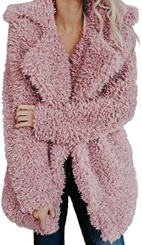 Pahuljasta kapuljačica modnog repa za žene zimske tople plišane džemper džemper jakna kaputa dugih rukava