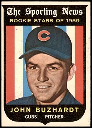 1959. Topps 118 John Buzhardt Chicago Cubs Ex/Mt Cubs