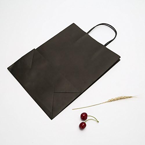 Crne poklon vrećice od 100 komada od 10 komada crne papirnate vrećice od 10 komada od 5 komada od 13 inča velike poklon vrećice