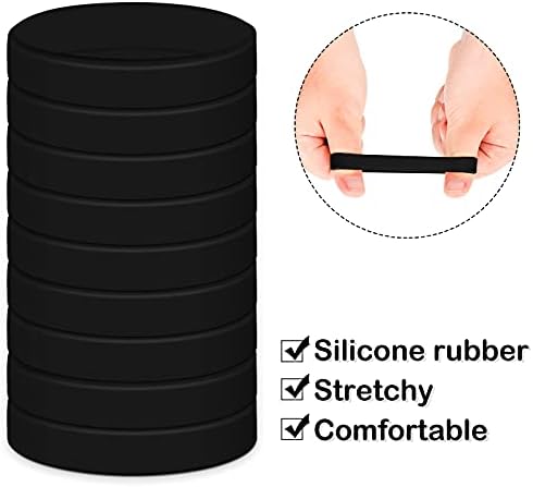 100pcs silikonske narukvice silikonske narukvice obojene gumene narukvice čvrsta prazna narukvica sportske narukvice jednostavne