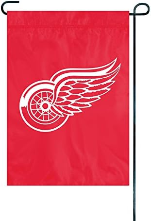 Party Animal Party Animal NCAA Detroit Red Wings Premium Garden Flag, Boja tima, 18 x 25, GMred