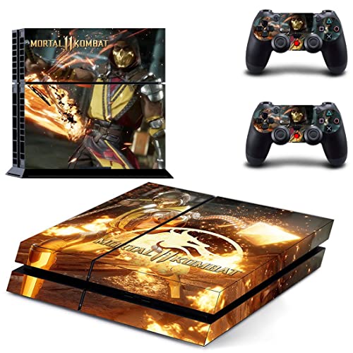 Za PS4 Normal - Game Ninja Mortal Best War Kombat X PS4 ili PS5 naljepnica za kožu za PlayStation 4 ili 5 konzola i kontrolera