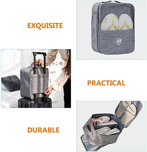 Posporđanje vrećice kocka cipela držača za skladištenje u prsima starenje viseće sive sportske torba za šminku ručno prijenosne