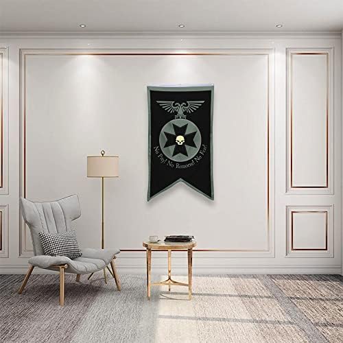 Bayyon crne templare zastave zastava 30x50 inča špilja kućni uredski krevet dekor sobe
