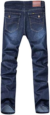 Muške traperice ravnog kroja, mladenačke Ležerne tanke Ležerne Traper Hlače prevelike veličine, džepne hlače s patentnim