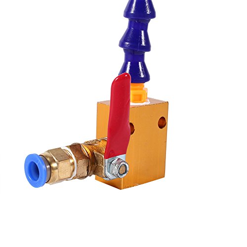 ; CNC mlaznica za zrak plastični metalni mjedeni sustav raspršivanja magle za hlađenje dvosmjerni cijevni ventil za 8 mm