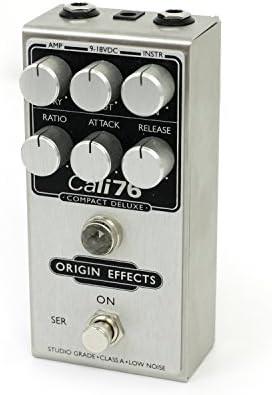 Origin Efects Cali-76 Compact Deluxe, ograničeno izdanje sivo s narančastim gumbovima