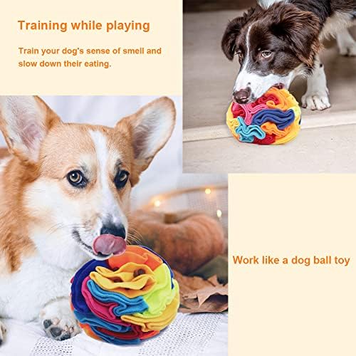 Ablechien Snuffle Ball - Snuffle lopta za pse Snuffle Mat, mentalno stimulirajuće igračke za slijepe pse stresa za ublažavanje