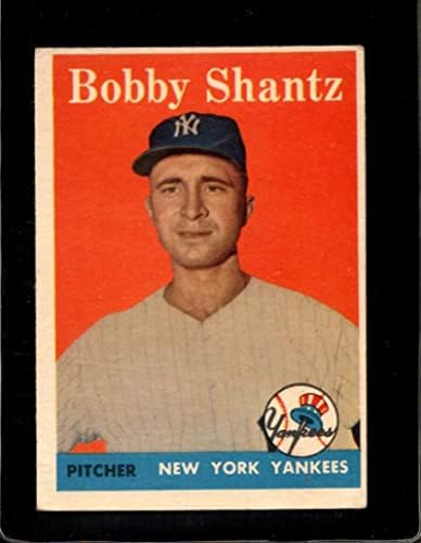 Baseball MLB 1958 Topps 419 Bobby Shantz VG Yankees