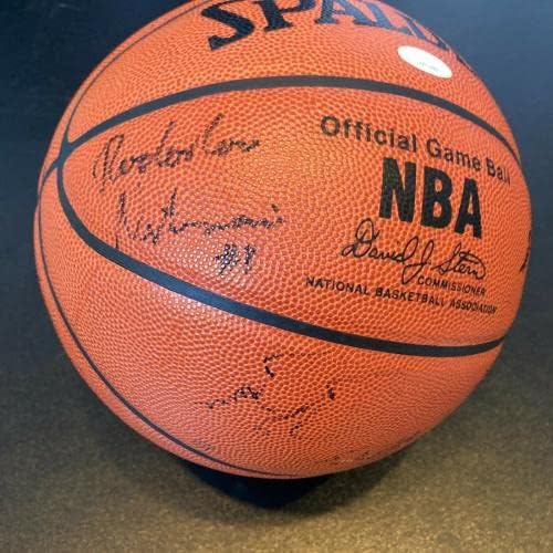 Dirk Nowitzki Vince Carter Paul Pierce 1998. NBA Nacrt potpisana košarka JSA CoA - Košarka s autogramima