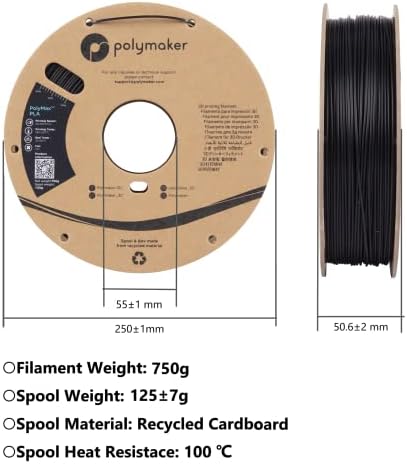 2,85 mm TPU filament 2,85 crvena, 750g obala 95A Fleksibilni filament 2,85 mm, Polymaker Polyflex TPU95 3D TPU filament 3