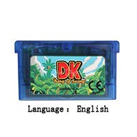 ROMGAME 32 -bitna ručna konzola za video igranje s kartonom Donkeyy Kong kralj ljuljanja engleskog jezika EU verzija Blue