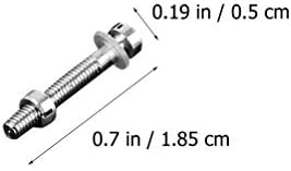 Artibetter metalne podloške za podmetače za glavu za glavu 6 uzorci vijci od nehrđajućeg čelika vijak za ugradnju matice