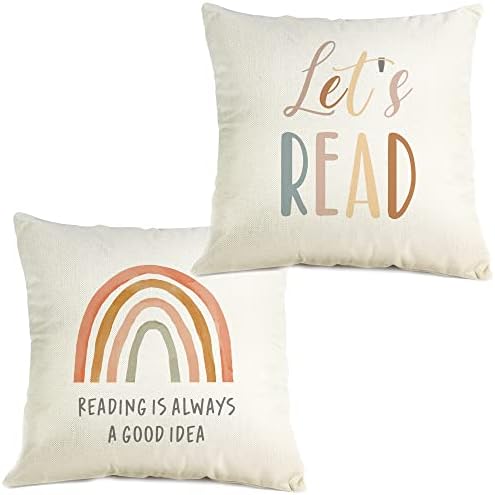Pročitajmo čitanje je uvijek dobra ideja omot jastuka za bacanje, boho jastučnice, čitanje knjiga za jastuk, ukrasni pokloni