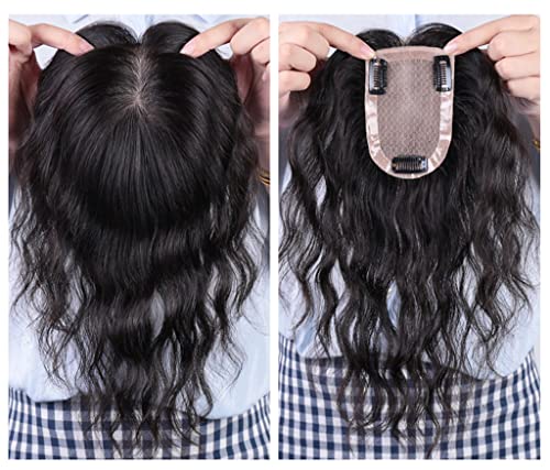 Kopča za kovrčavu ljudsku kosu na bazi svile / vrpca za periku chignon za žene koja pokriva sijedu i prorijeđenu kosu 14.16