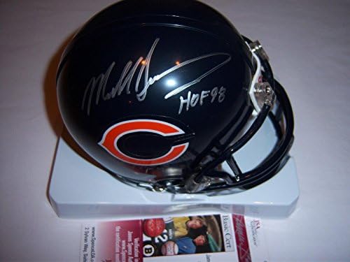 Mike Singletari Bears, Bailor, Mt / Mt, mini kaciga s autogramom-NFL mini kacige s autogramom