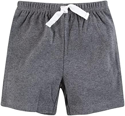 Hudson Baby Unisex Baby and Toddler Shorts Bottoms Bottoms 4-Pack, gusar, 2 Toddler