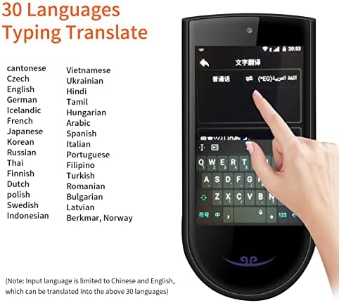 Uređaj od 72 jezika, dvosmjerni Glasovni prevoditelj u stvarnom vremenu, 32 naglaska, višejezični prijevod teksta i fotografija,